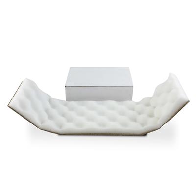 Shell & Slide Foam Lined White Boxes