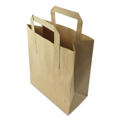 Kraft Paper SOS Bags (Brown & White)